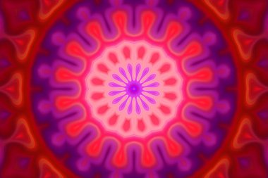 Soyut neon parıldayan fantezi arka planı. 