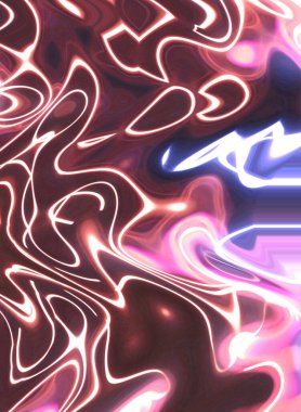 Ezoterik sihirli neon parlayan geometrik mandala fantezi fraktal. Soyut arkaplan.