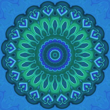 Soyut neon parıldayan fantezi arka planı.  