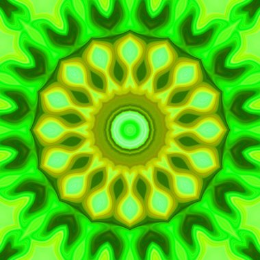 Esrarengiz neon soyut arka plan. Fantezi fraktal kavramı