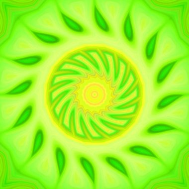 Esrarengiz neon soyut arka plan. Fantezi fraktal kavramı