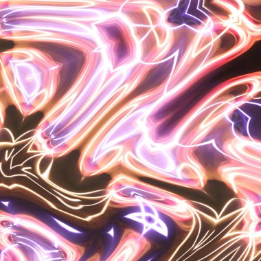 Soyut renkli neon ışıklı fantezi arka planı.  