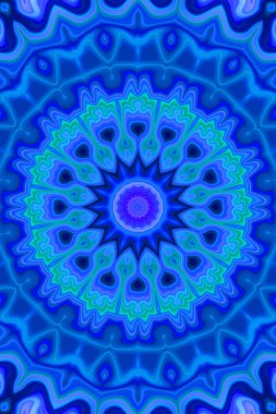 Soyut neon parıldayan fantezi arka planı. 