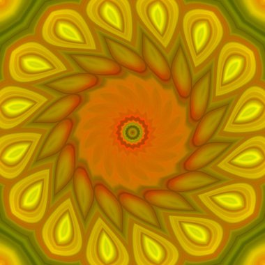 Esrarengiz neon soyut arka plan. Fantezi fraktal kavramı