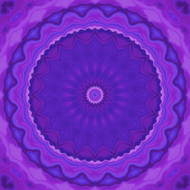 Esrarengiz neon parlayan geometrik soyut arkaplan. Fantezi fraktal kavramı