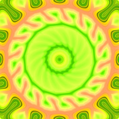 Esrarengiz neon soyut arka plan. Fantezi fraktal kavramı