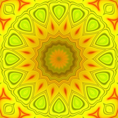 Esrarengiz neon soyut arka plan. Fantezi fraktal kavramı