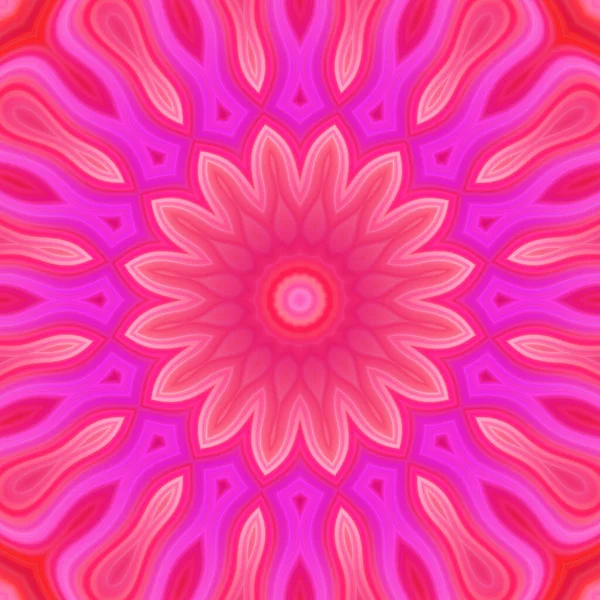 Esrarengiz neon parlayan geometrik soyut arkaplan. Fantezi fraktal kavramı