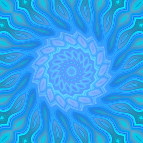 Esrarengiz neon parlayan geometrik soyut arkaplan. Fantezi fraktal kavramı