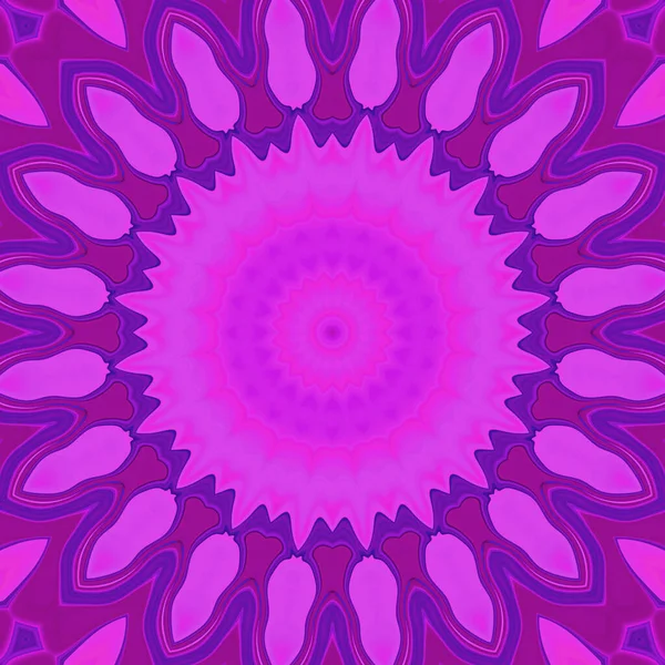 Esrarengiz neon parlayan geometrik soyut arkaplan. Fantezi fraktal kavramı