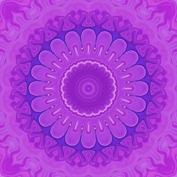 Esrarengiz neon parlayan geometrik soyut arkaplan. Fantezi fraktal kavramı