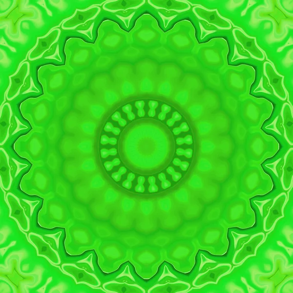 Esrarengiz neon parlayan geometrik soyut arkaplan. Fantezi fraktal kavramı