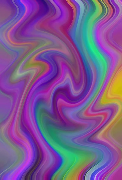 Fundo Abstrato Colorido Fantasia Neon Fractal Conceito — Fotografia de Stock