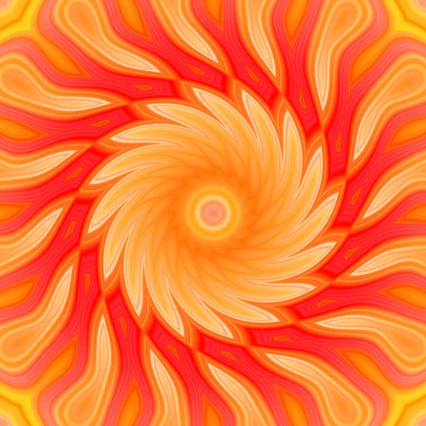 Esrarengiz neon parlayan geometrik soyut arkaplan. Fantezi fraktal kavramı