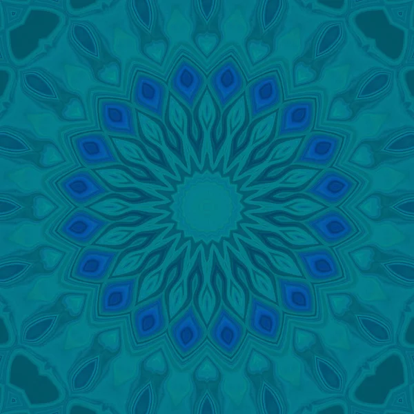 Esrarengiz neon parlayan geometrik soyut arkaplan. Fantezi fraktal kavramı