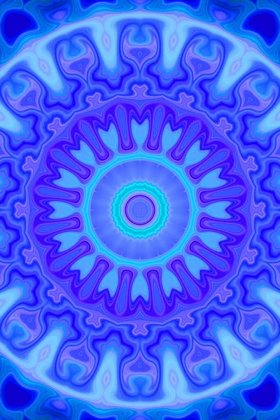 Fondo Abstracto Colorido Fantasía Mandala Concepto —  Fotos de Stock