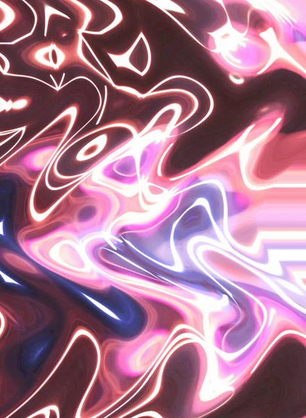 Esoterisk Magi Neon Glödande Geometrisk Mandala Fantasi Fraktal Abstrakt Bakgrund — Stockfoto