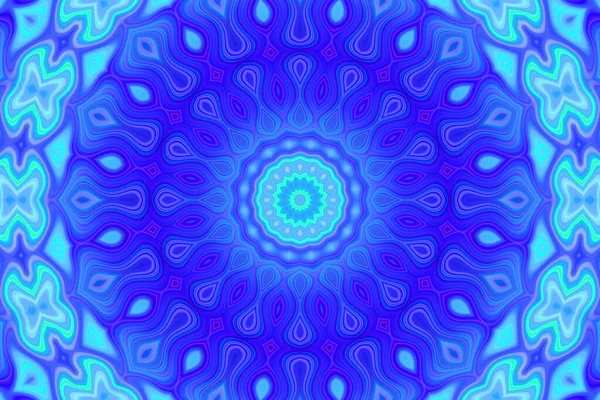 Fondo Abstracto Colorido Fantasía Mandala Concepto —  Fotos de Stock