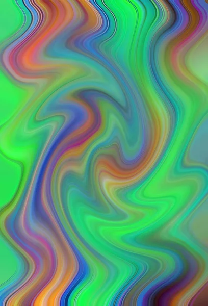 Fond Abstrait Coloré Concept Fractal Fantastique — Photo