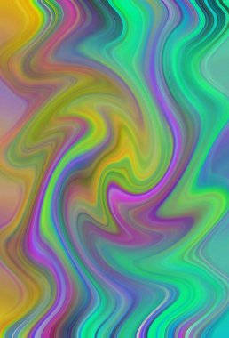 Esrarengiz sihirli neon parlayan geometrik mandala fantezi fraktal. Soyut arkaplan.