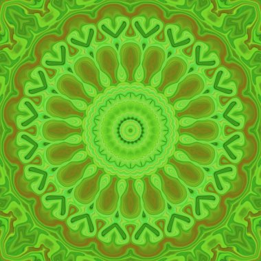 Esrarengiz neon soyut arka plan. Fantezi fraktal kavramı