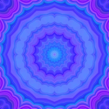 Esrarengiz neon parlayan geometrik soyut arkaplan. Fantezi fraktal kavramı