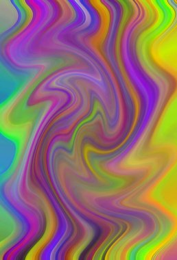 Soyut neon parıldayan fantezi arka planı. 