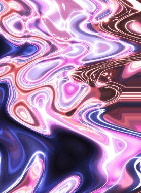 Esrarengiz neon parıldayan fantezi soyut arka plan. 