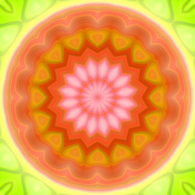 Renkli soyut arka plan. Fantezi mandala konsepti