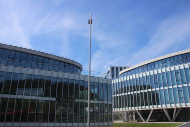 şehir konsepti, şehir manzarası arkaplan görüntüsü  