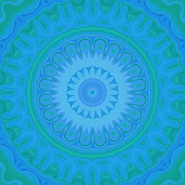 Esrarengiz sihirli neon parlayan geometrik mandala fantezi fraktal. Soyut arkaplan.