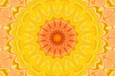 Esrarengiz renkli soyut arkaplan. Fantezi neon fraktal kavramı