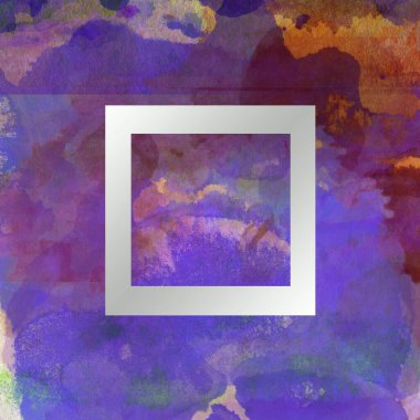 Soyut suluboya tasarımı, boyalı dokuya yakın çekim. Asgari arkaplan.