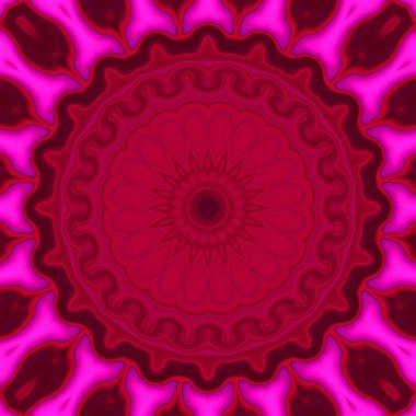 Esrarengiz renkli soyut arkaplan. Fantezi neon fraktal kavramı