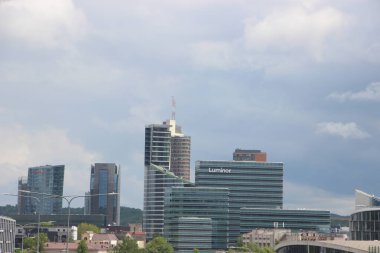 şehir konsepti, şehir manzarası arkaplan görüntüsü  