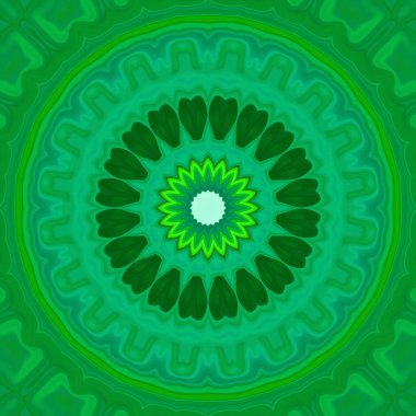 Esrarengiz sihirli neon parlayan geometrik mandala fantezi fraktal. Soyut arkaplan.