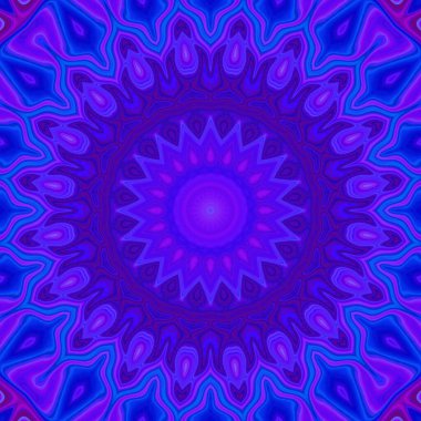 Esrarengiz renkli soyut arkaplan. Fantezi neon fraktal kavramı