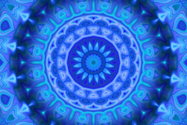 Esrarengiz neon soyut arka plan. Fantezi fraktal kavramı