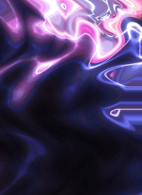 Ezoterik sihirli neon parlayan geometrik mandala fantezi fraktal. Soyut arkaplan.