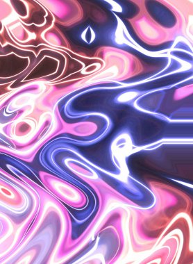 Esrarengiz neon parıldayan fantezi soyut arka plan. 