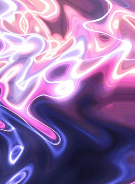 Ezoterik sihirli neon parlayan geometrik mandala fantezi fraktal. Soyut arkaplan.