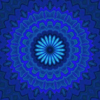 Esrarengiz renkli soyut arkaplan. Fantezi neon fraktal kavramı