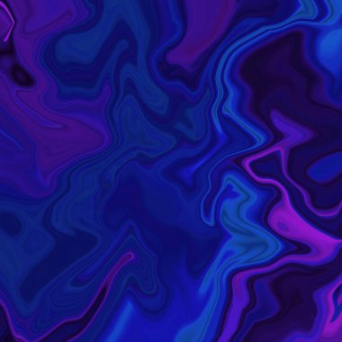 Esrarengiz renkli soyut arkaplan. Fantezi neon fraktal kavramı