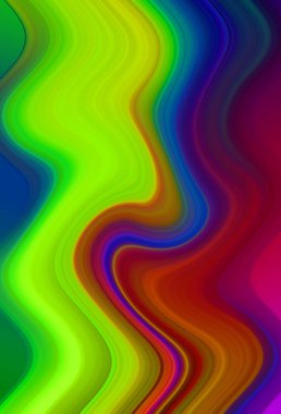 Esrarengiz neon soyut arka plan. Fantezi fraktal kavramı