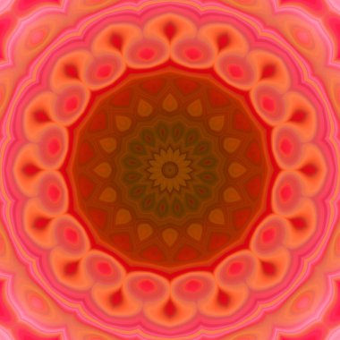 Esrarengiz neon soyut arka plan. Fantezi fraktal kavramı