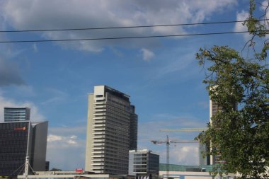 şehir konsepti, şehir manzarası arkaplan görüntüsü  