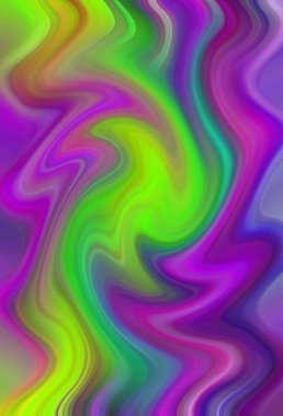 Esrarengiz neon soyut arka plan. Fantezi fraktal kavramı