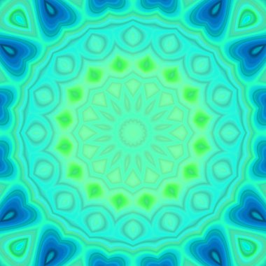 Esrarengiz neon soyut arka plan. Fantezi fraktal kavramı