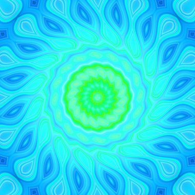 Esrarengiz neon soyut arka plan. Fantezi fraktal kavramı