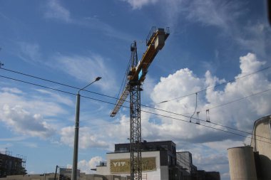 şehir konsepti, şehir manzarası arkaplan görüntüsü  
